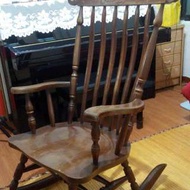 法式古董椅 木椅 搖椅 老件 木搖椅 古董家俱