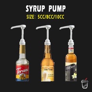 Syrup Pump Dispenser 750ml/375ml Bottle Coffee Milk Tea Pump Head