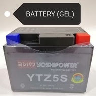 YAMAHA R15 FZ150 FZ150i BATTERY YTZ5S MAINTENANCE FREE  BATERI R15 FZ150 FZ150i BATTERY R15 BATTERY 