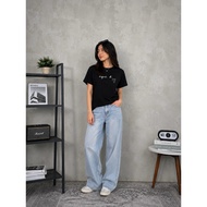 Agnes B Homme Love Logo T-Shirt Minimalist Parisian