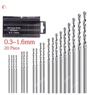 KRCB Tool 0.3-1.6mm Mini Drill Bit High Speed Steel Twist Drill Bit Set Micro HSS drill bit set Mode