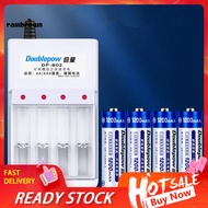  AA/AAA Rechargeable Battery Anti-oxidation High Capacity Large Battery Capacity Smart Battery Charger Set for Toys