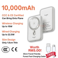 Funezi Wireless Powerbank 3C Powerbank Wireless Fast Charging Magnetic Power Bank 10000mAh CCC