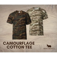 Camouflage Crew Neck T Shirt