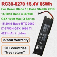 RC30-0270 Laptop Battery For Razer Blade 15 2018 Base i7-8750H GTX 1060 Max-Q 2019 Base i7-9750H GTX