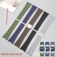 25x13mm for Specially Notched Silicone Rubber Band for Patek PP Nautilus 5711 5726 5980 5990 Watch S