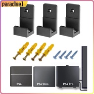 [paradise1.sg] Wall Mount for PS4/PS4 Pro/PS4 Slim Game Console Host Wall Bracket Holder