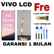 [ ORIGINAL 100% ] LCD VIVO TOUCHSCREEN VIVO Y20 Y15S Y12S Y20 (2027) Y20 2021 V2043 FULSET ORIGINAL 