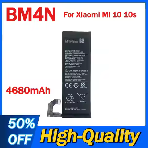 4680mAh BM4N Replacement Battery For Xiaomi Mi 10 10s Phone Batteries