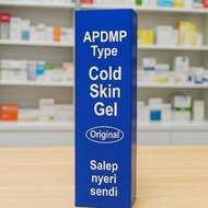 APDMP GOUT Type Cold Skin Gel Lumbar Gout Ointment biru