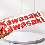 Kawasaki | 3D Kawasaki Sticker Logo Motorcycle Tank Helmet Red Decal Z900 Z1000 Z800 Z750 Z650 Z400