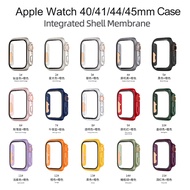Tempered Glass Case Integrated Membrane Compatible For iWatch Series 8 7 6 SE 5 4 3 2 1 for iWatch Size 41mm 45mm 44mm 40mm
