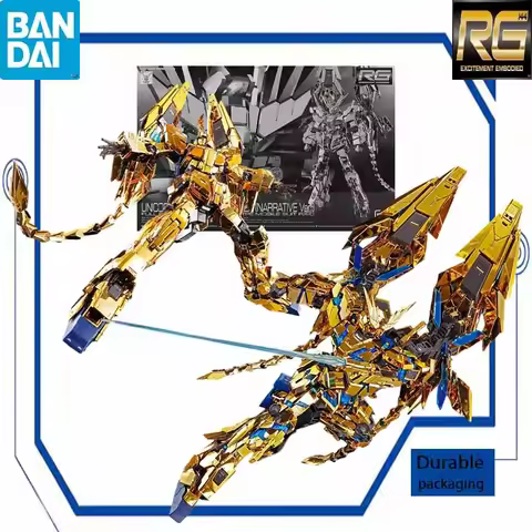 Bandai PB Limited RG 1/144 RX-0 Unicorn Gundam 03 Phenex Narrative Ver. Gold Plating Transformable G
