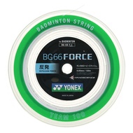 YONEX Badminton Strings BG66 Force (0.65mm) BG66F-1 White 100m Roll