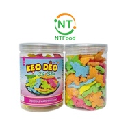 Kẹo Dẻo Cá Sấu hương trái cây NTFood hũ 300gr - Nhất Tín Food