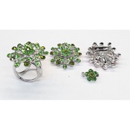 Kerongsang set atau kerongsang cincin,brooch,bros,tudung,baju kurung,kebaya,pin