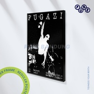 PURE Bandung - Fugazi Post Punk Hardcore Band Poster Canvas Frameless/ Wall Art/ Aesthetic Vintage M