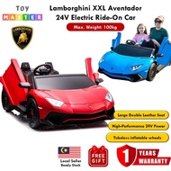 Lamborghini Aventador SV 24v XXL Children Electric Ride on Sport Car Toy with remote control