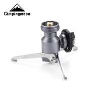 CAMPINGMOON Z23-CB Tripod Butane Canister Adapter Collapsible Camping Gas Stove Connector Gas Lamp T