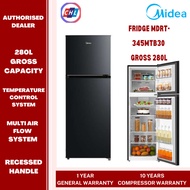 MIDEA FRIDGE MDRT-345MTB30 GROSS 280L WARRANTY MALAYSIA