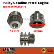 Pulley 19mm Key*A2x2 1/2 / Thread 54mm key Gasoline Petrol Engine Honda GX160 Robin EY20 Ogawa