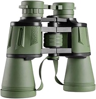 Binoculars Telescopes 20x50 Binoculars for Adults and Kids with Universal Phone Adapter Weak Light Vision for Bird Watching Hunting Traveling Astronomy (Color : Green)