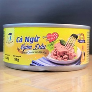 Box (PURE) 140g - Tuna in Oil Tuna VIET NAM Tuna Chunks in Soya Oil