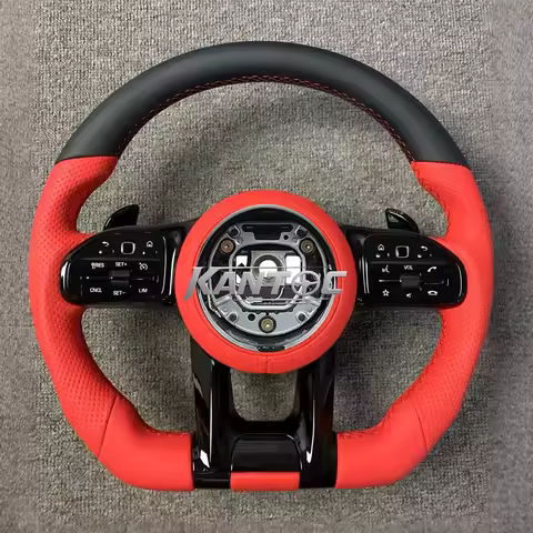 Hot Sale Leather Steering Wheel for W205 W178 C190 C63 W247 W222 W204 SCL Sports Steering Wheel