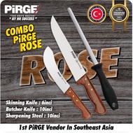 [New Hot Item] COMBO PiRGE ROSE -Set Lapah -Pisau Sembelih - Pisau Lapah -Pengasah Pisau