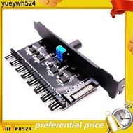 yueywhPCI Fan Speed Controller Fan Speed Controller Hub Fan Control Module