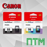 CANON INK PG-88 PG 88 PG88 BLACK / CL-98 CL 98 CL98 COLOR INK CARTRIDGE