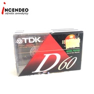 Vintage Rare TDK Dynamic Cassette Tape D-60 (3pcs)