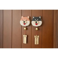 柴犬大學 按壓式實木門鈴 按按柴門鈴 風鈴 柴犬門鈴 柴犬風鈴 木