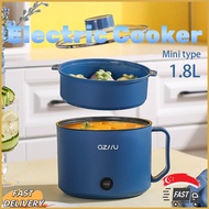 [SG Ready Stock] 1.8L Mini Electric Cooker Folding Handle Multi Portable Electric Hot Pot Household 