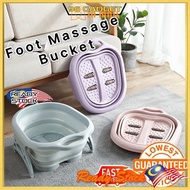 足浴盆  Foldable Foot Bath Massage Bucket 折叠足浴盆新款带滚轮洗脚盆便捷式 Foot Spa Bucket