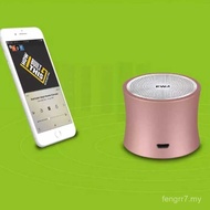 Pembesar Suara Logam EWA A104 Telefon Mudah Alih Audio Wayarles Pembesar Suara Subwufer Mini