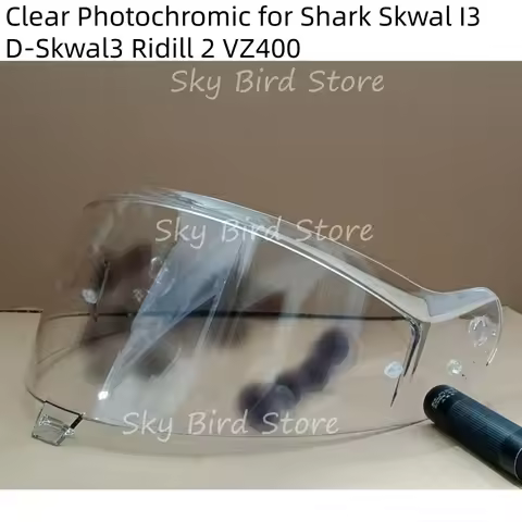 Photochromic Visor for Shark Ridill 2 VZ400 Skwal I3 D-Skwal3 D Skwal 3 Motorcycle Accessories Helme