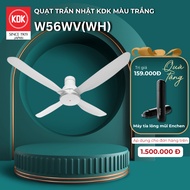 [Miễn Phí Lắp Đặt] Quạt trần KDK màu Trắng W56WV(WH) - Bảo Hành Chính Hãng KDK