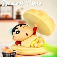 (小新 菠蘿油) 蠟筆小新盲盒 52Toys Popcorn Dessert Time 點心時間西餅茶餐廳甜品