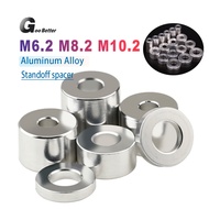 M6.2*16*2~M10*16*30 Aluminum Bushing Gasket Round Sleeve Unthreaded Spacers Standoff Round Spacer Bu