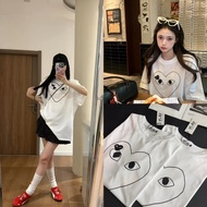 CDG unisex heart embroidered t-shirt