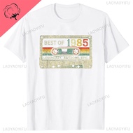 Vintage Made in 1985 39th Birthday 39 Years Old TShirts Summer Graphic 100% Cotton Streetwear Short-
