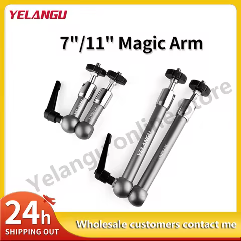 Metal Magic Arm Super Clip Crab Clamp Articulating Holding Arms for Flash LCD Monitor LED Video Ligh