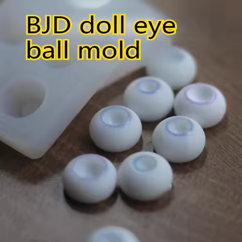 5-10mm BJD Color Circle Eye White Self-made Mold Dual-color Circle Chess Piece DIY BJD's Eyes Fundus