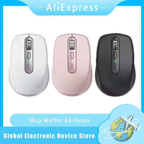 Logitech Master Series MX Anywhere 3S Bluetooth Wireless Silent Mouse Soft sound Office Female Table
