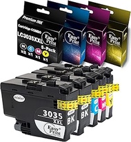 EASYPRINT (1-Set with Extra BK) Compatible 3035xxl Ink Cartridges Replacement for Brother LC3035XXL 
