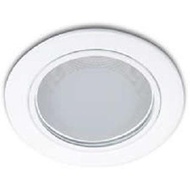 Philips Downlight 13804 1x18W Recessed White Glass