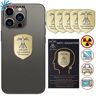 Radiation Blocker Shield-shaped Phone Stickers Computer Radiation Shield Sticker Universal for Mobil