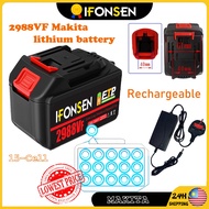 2988VF 58800mAh Rechargeable Lithium Battery Makita Socket Impact Drill Grinder Impact Wrench Chains
