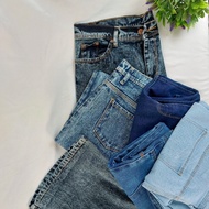 [HARGA SPESIAL] SAMWISE COLLECTION Kulot Jeans Wanita Jumbo Hightwaits Kulot Jeans / Jeans Oversize 